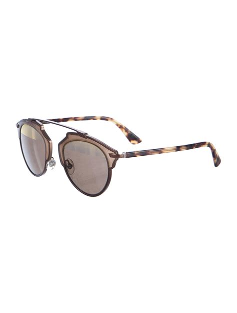 dior two tone sunglasses